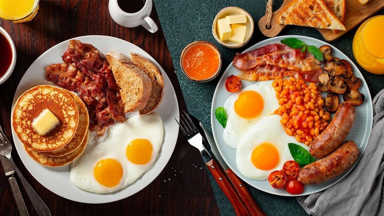  Một suất ăn cỡ lớn điển hình ở nhà hàng Mỹ