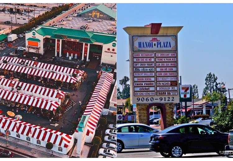 Bảng hiệu tiếng Việt san sát trên đại lộ Bolsa, Little Saigon