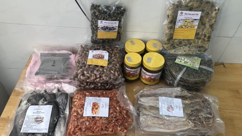  Mực khô, tôm khô, hạt điều rang và cà phê đóng gói được phép mang theo